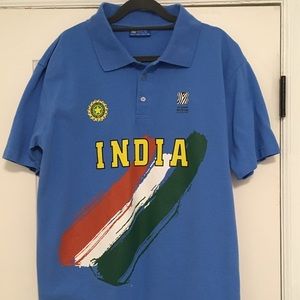 Vintage INDIA World Cup 2003 L/XL CRICKET SHIRT